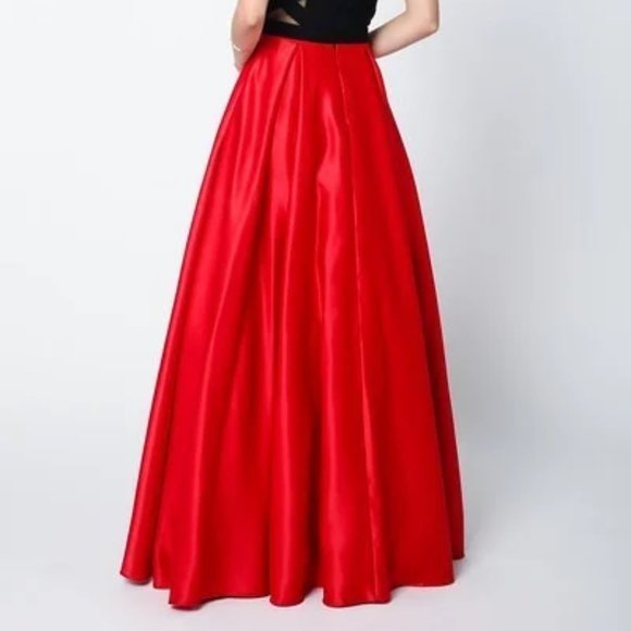 Strapless Straight Neck A-Line Prom Dress JT694 - Picture 3 of 5